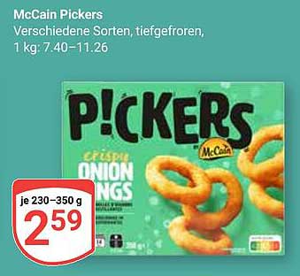 McCain Pickers Verschiedene Sorten, tiefgefroren, 1 kg