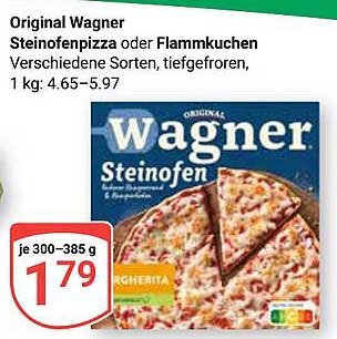 Original Wagner Steinofenpizza oder Flammkuchen