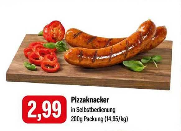 Pizzaknacker in Selbstbedienung 200g Packung