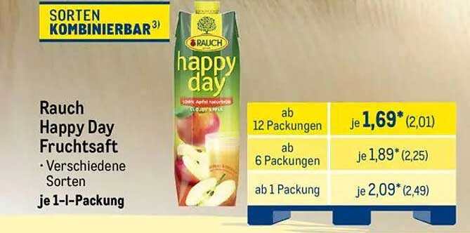 Rauch Happy Day Fruchtsaft - verschiedene Sorten