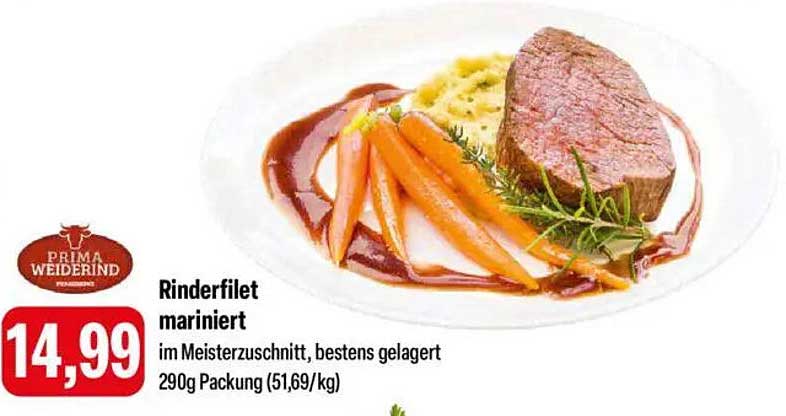 Rinderfilet mariniert