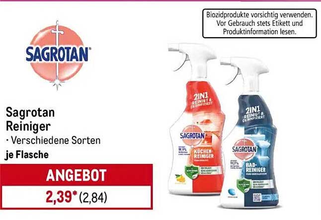 Sagrotan Reiniger - verschiedene Sorten je Flasche