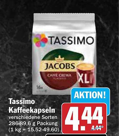 Tassimo Kaffee-Kapseln - Jacobs Caffè Crema XL