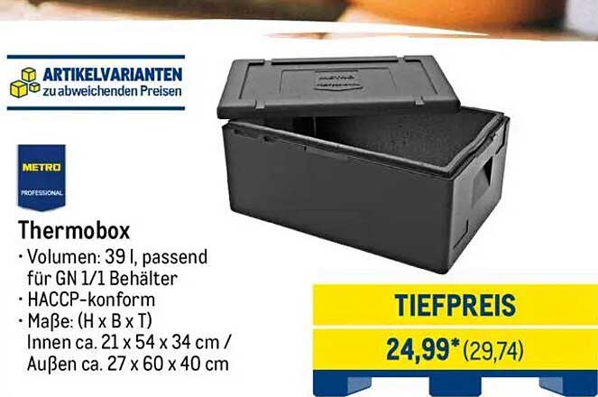 Thermobox 39 l – HACCP-konform für die Gastronomie