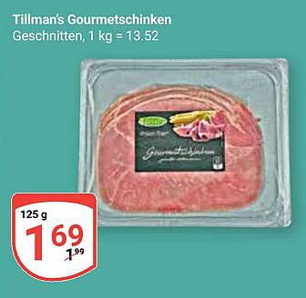 Tillman's Gourmet-Schinken, 125 g