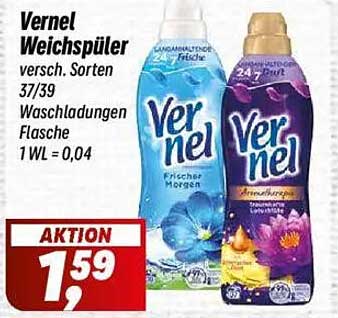 Vernel Weichspüler - verschiedene Sorten