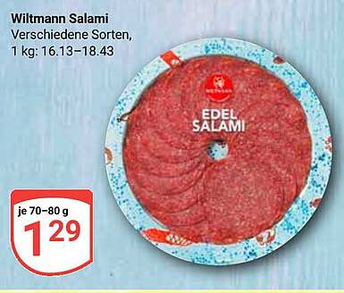 Wiltmann Salami - Verschiedene Sorten