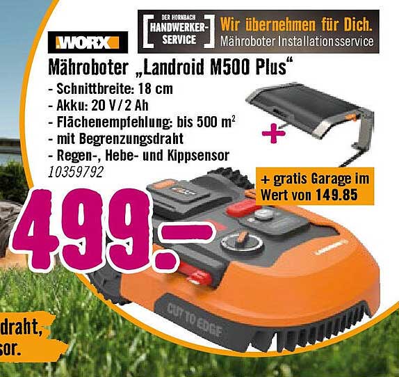 WORX Mähroboter „Landroid M500 Plus“