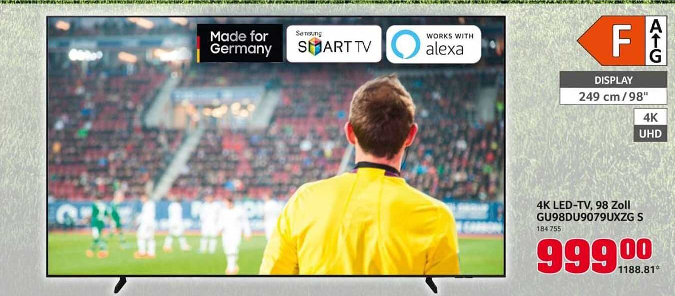4K LED-TV, 98 Zoll GU98DU9079UXZG S