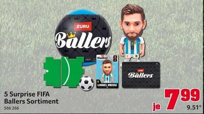 5 Surprise FIFA Ballers Sortiment