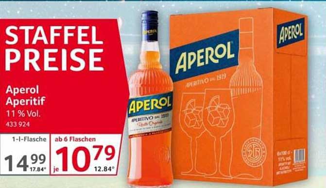 Aperol Aperitif 11 % Vol.