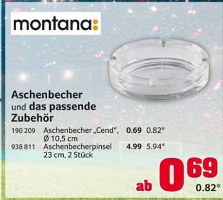 Aschenbecher und das passende Zubehör