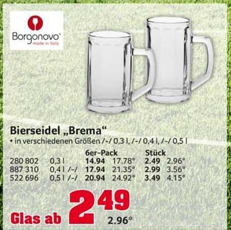 Bierseidel „Brema“