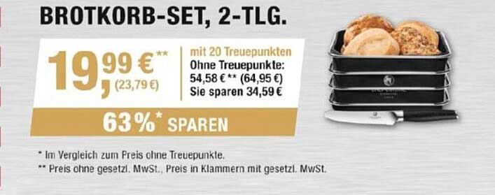 BROTKORB-SET, 2-TLG.