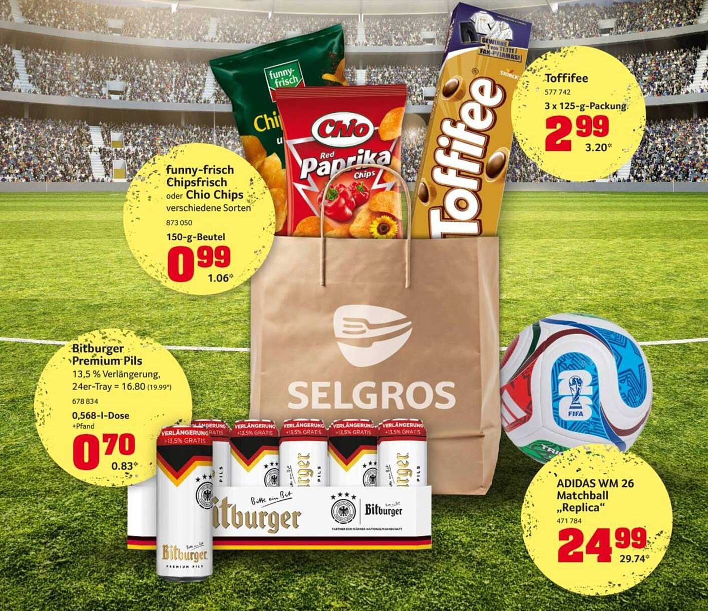 funny-fresh Chipsfrisch oder Chio Chips verschiedene Sorten
