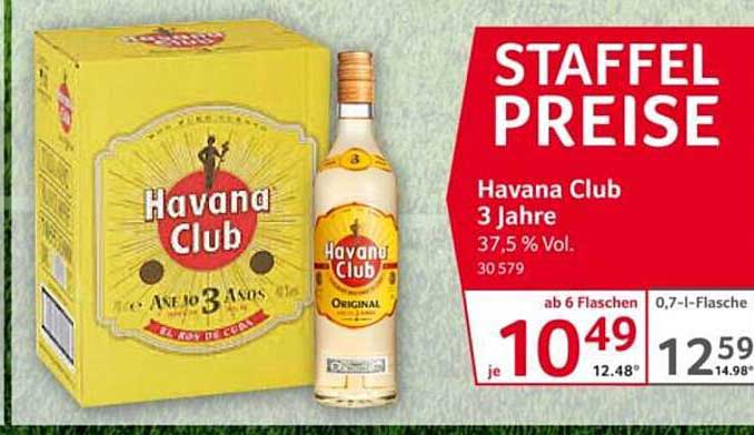 Havana Club 3 Jahre 37,5 % Vol.