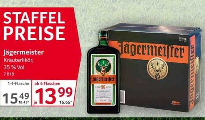 Jägermeister Kräuterlikör, 35 % Vol. 7818