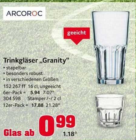 Trinkgläser „Granity“