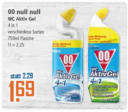 00 null null WC Aktiv Gel 4 in 1 750ml Flasche