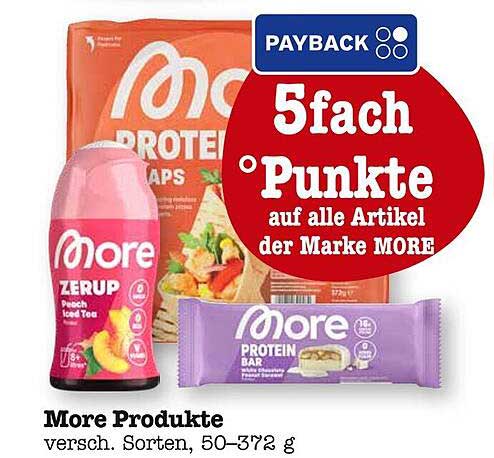 5-fach Punkte auf alle Artikel der Marke MORE