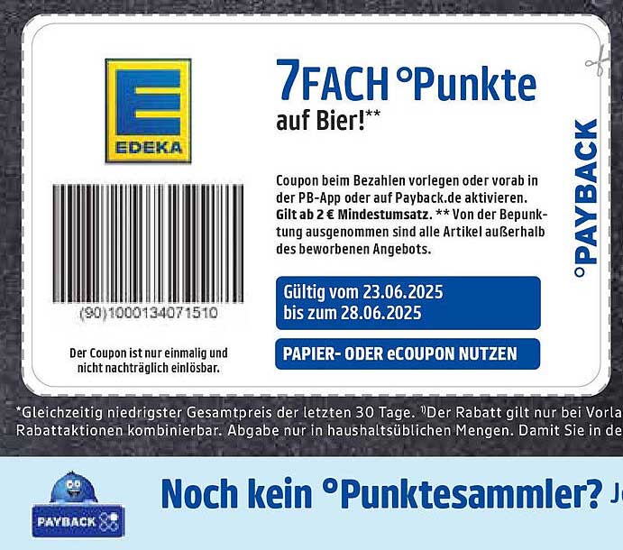 7FACH °Punkte auf Bier!