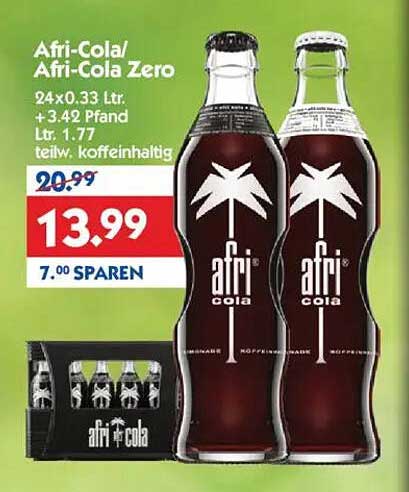 Afri-Cola/Afri-Cola Zero 24 x 0.33 Ltr. im Hol'ab Getränkemarkt-Prospekt