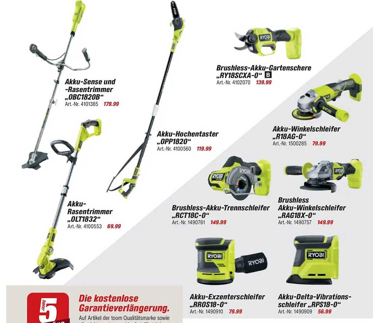Akku-Rasentrimmer „OLT832“