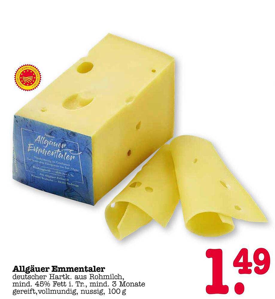 Allgäuer Emmentaler 100 g
