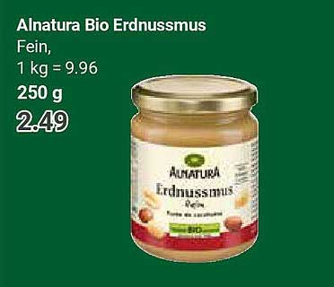Alnatura Bio Erdnussmus 250 g