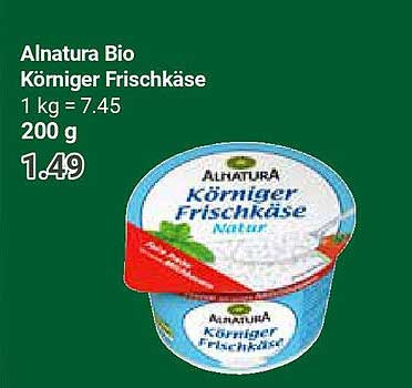 Alnatura Bio Körniger Frischkäse 200 g
