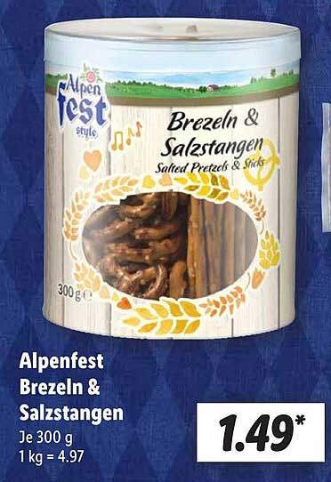 Alpenfest Brezeln & Salzstangen 300 g