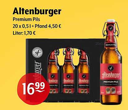Altenburger Premium Pils 20 x 0,5 l