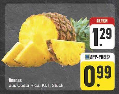 Ananas aus Costa Rica, Kl. I, Stück