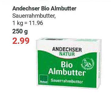 Andechser Bio Almbutter 250 g