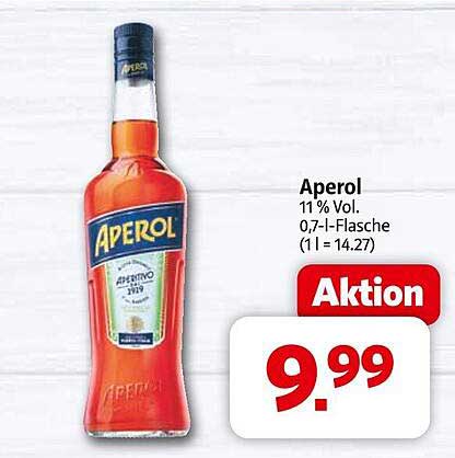 Aperol 0,7 l - Jetzt im Angebot