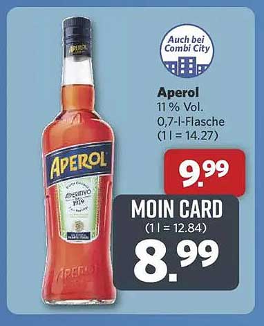 Aperol 11 % Vol. 0,7-l-Flasche