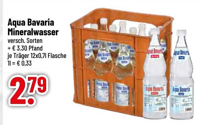 Aqua Bavaria Mineralwasser - Verschiedene Sorten