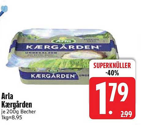Arla Kærgården 200g Becher - jetzt 40% sparen!