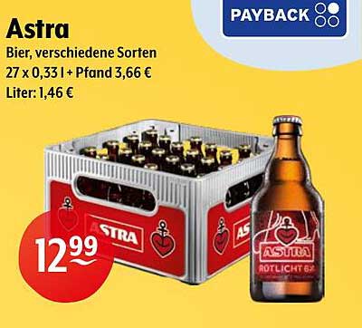 Astra Bier - 27 Flaschen à 0,33 l