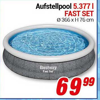 Aufstellpool 5.377 | FAST SET Ø 366 x H 76 cm