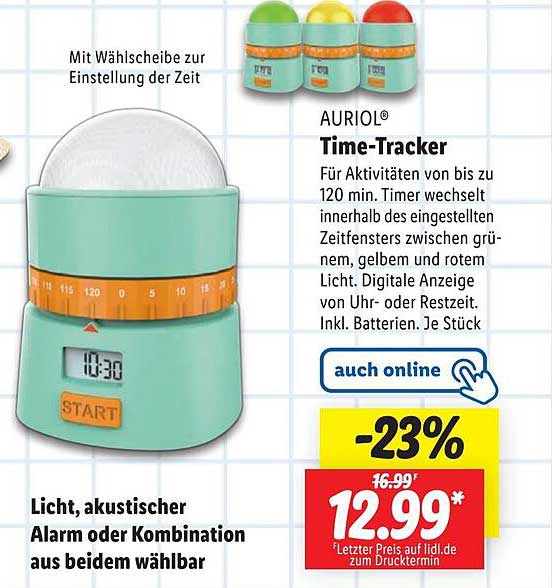 AURIOL® Time-Tracker