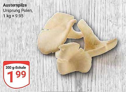 Austernpilze 200 g - frisch und lecker!