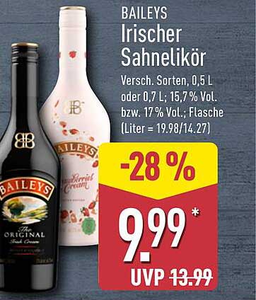 BAILEYS Irischer Sahnelikör