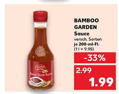 BAMBOO GARDEN Sweet Sour Sauce 200 ml