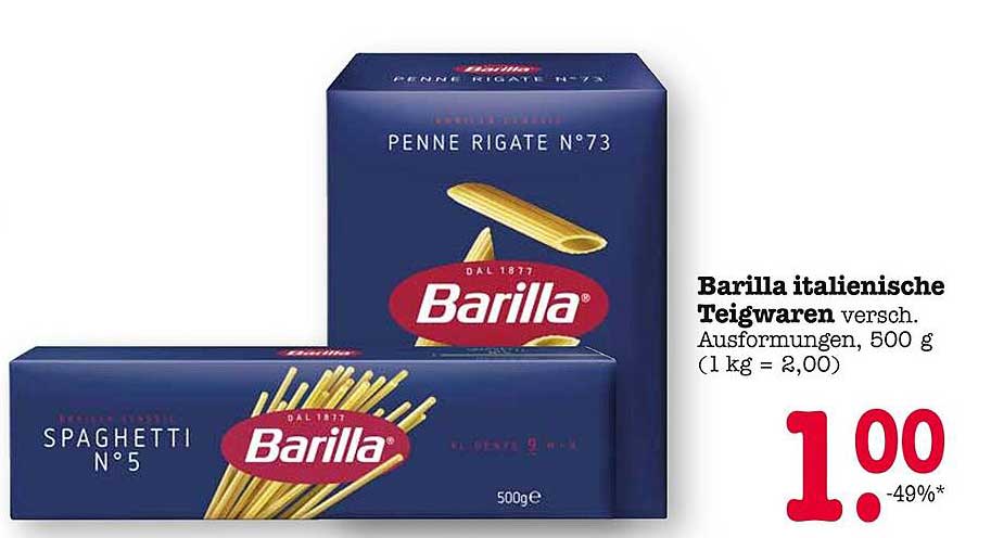 Barilla italienische Teigwaren 500 g