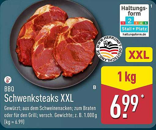 BBQ Schwenksteaks XXL
