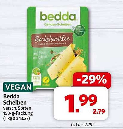 Bedda Scheiben - Bockshornkleesorte 150-g-Packung