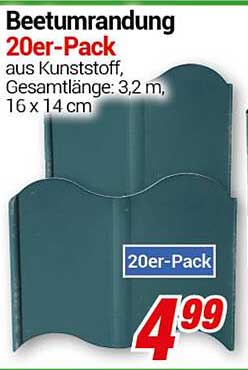 Beetumrandung 20er-Pack