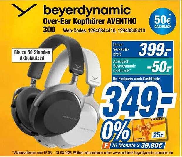 beyerdynamic Over-Ear Kopfhörer AVENTHO 300