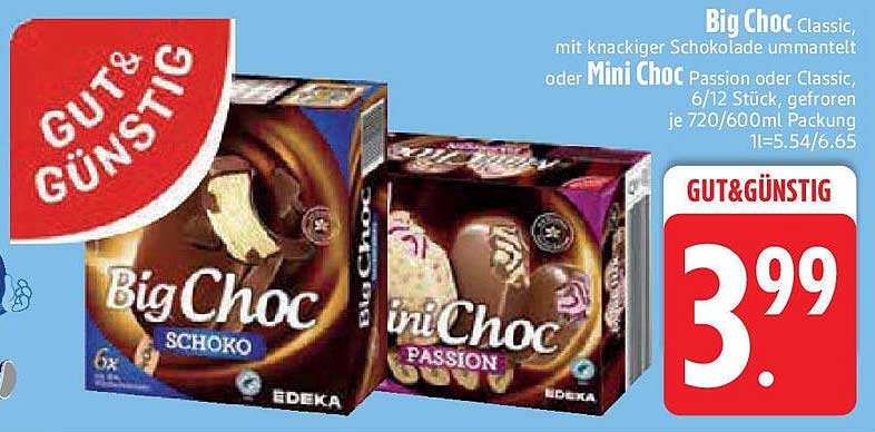 Big Choc Classic oder Mini Choc Passion - Ab dem 23. Juni 2025 im Edeka-Prospekt